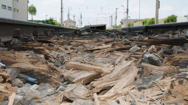 Zerstörte Schwellen